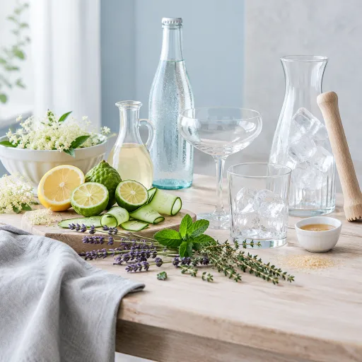Elegant French non alcoholic drinks for refined weekend escapes
